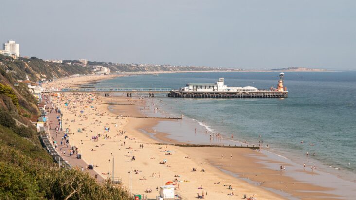 Bournemouth Beach in Dorset