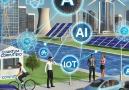 futuristic with advanced AI technology